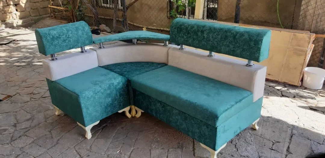 Corner sofa, Blue color - Tenderyard