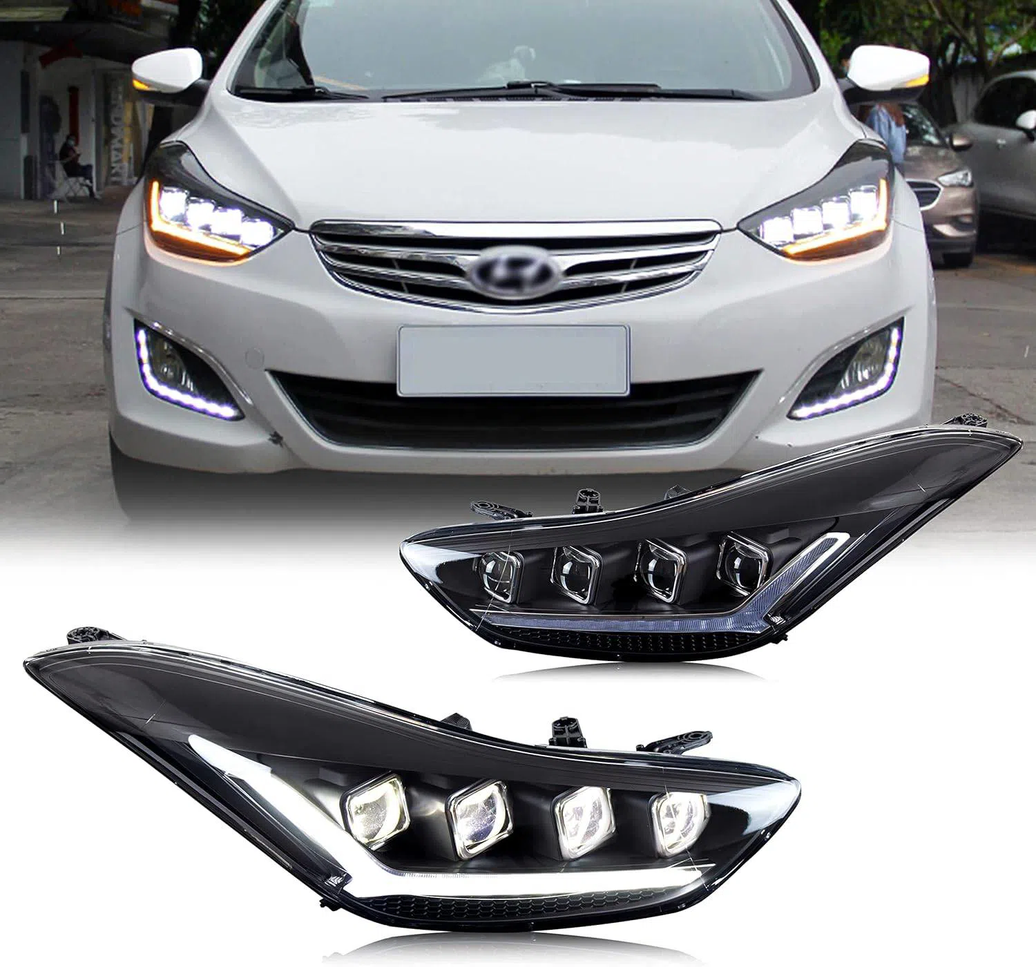 Elantra 2014 fara (LED) — şəkil 1