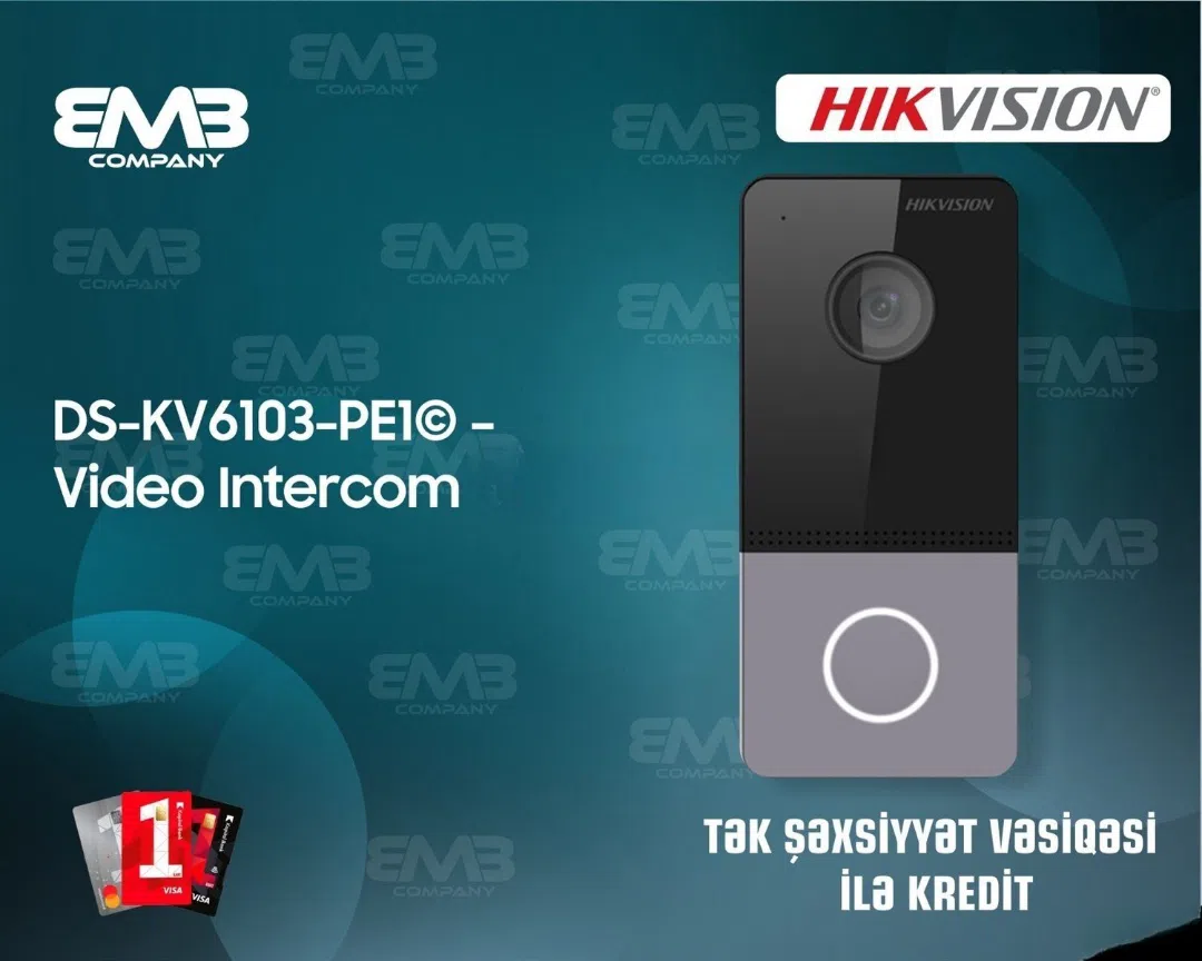 Hikvision DS-KV6103-PE1(C) Video Domofon