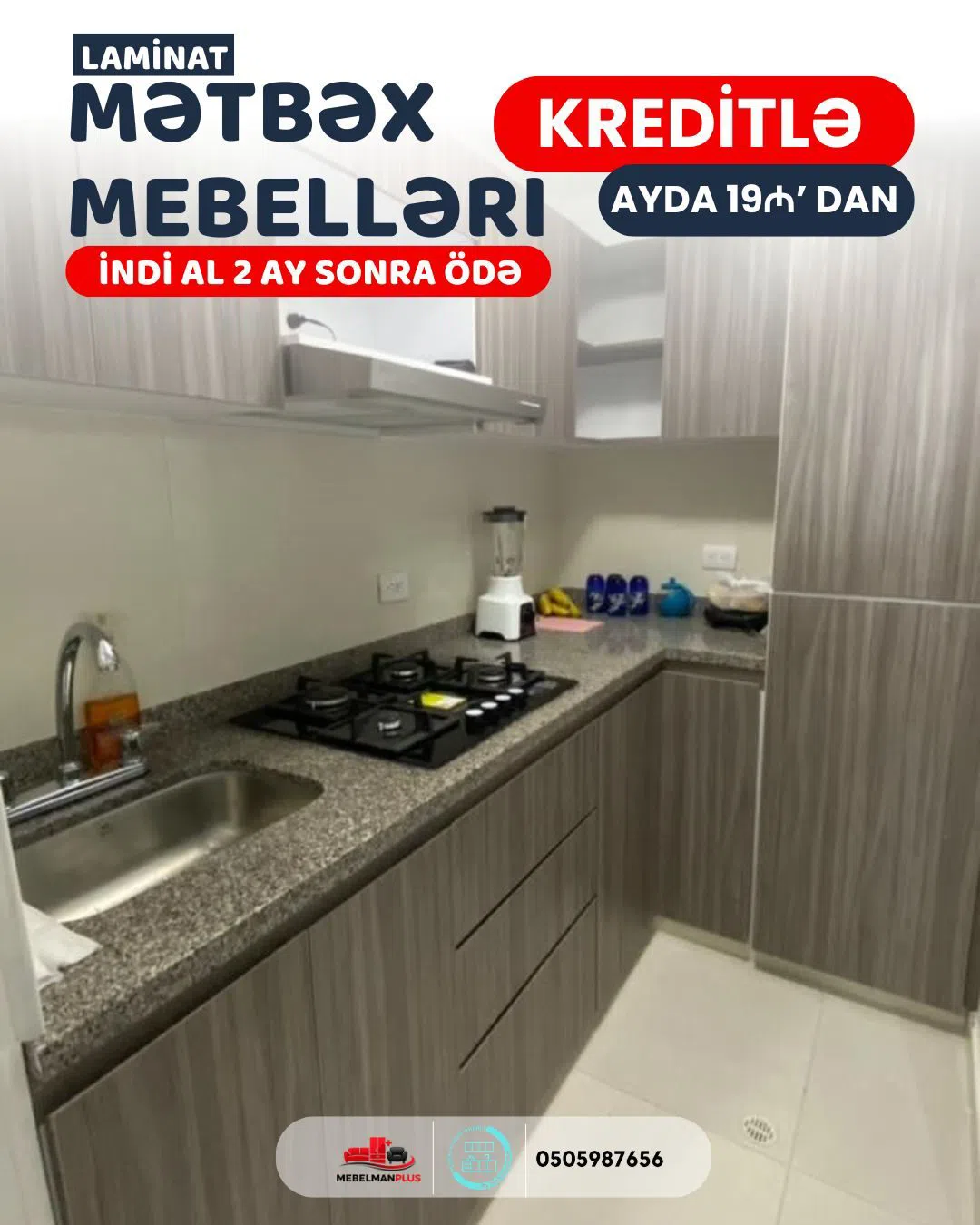 Kreditlə mətbəx mebeli — şəkil 4
