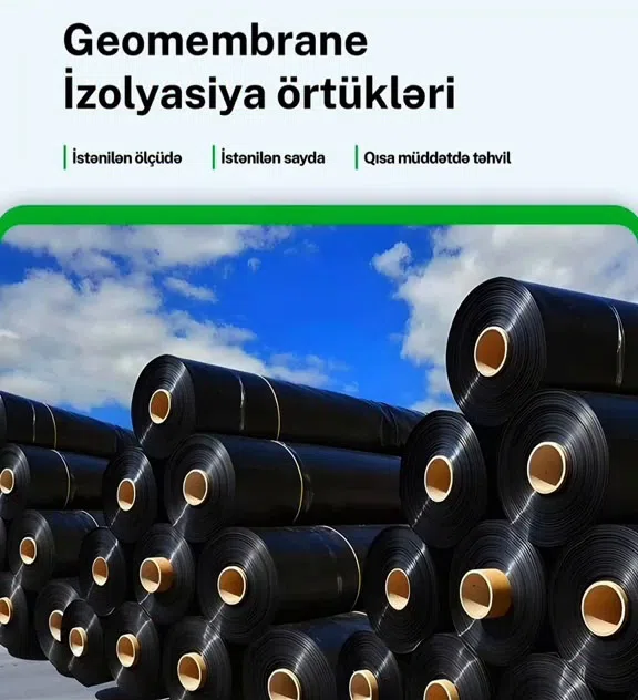 Geomembran süni göl örtükləri