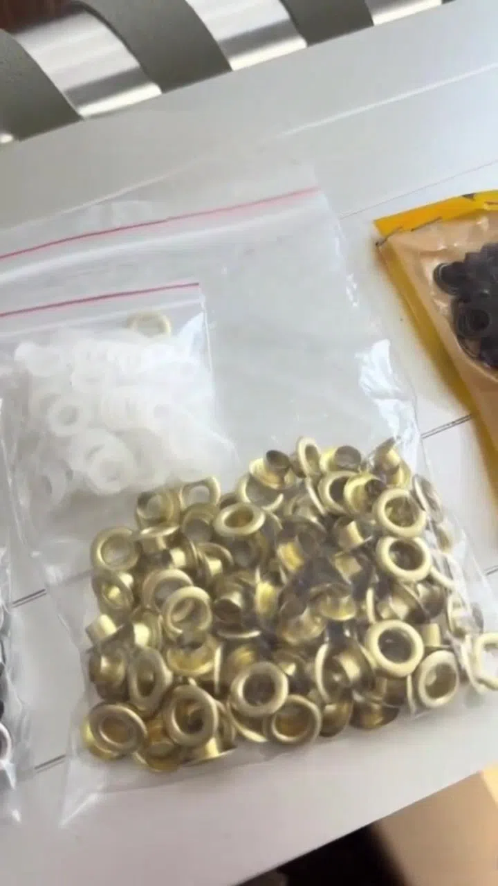 Brezent və tent üçün müxtəlif ölçülü bərkidici halqalar — şəkil 8