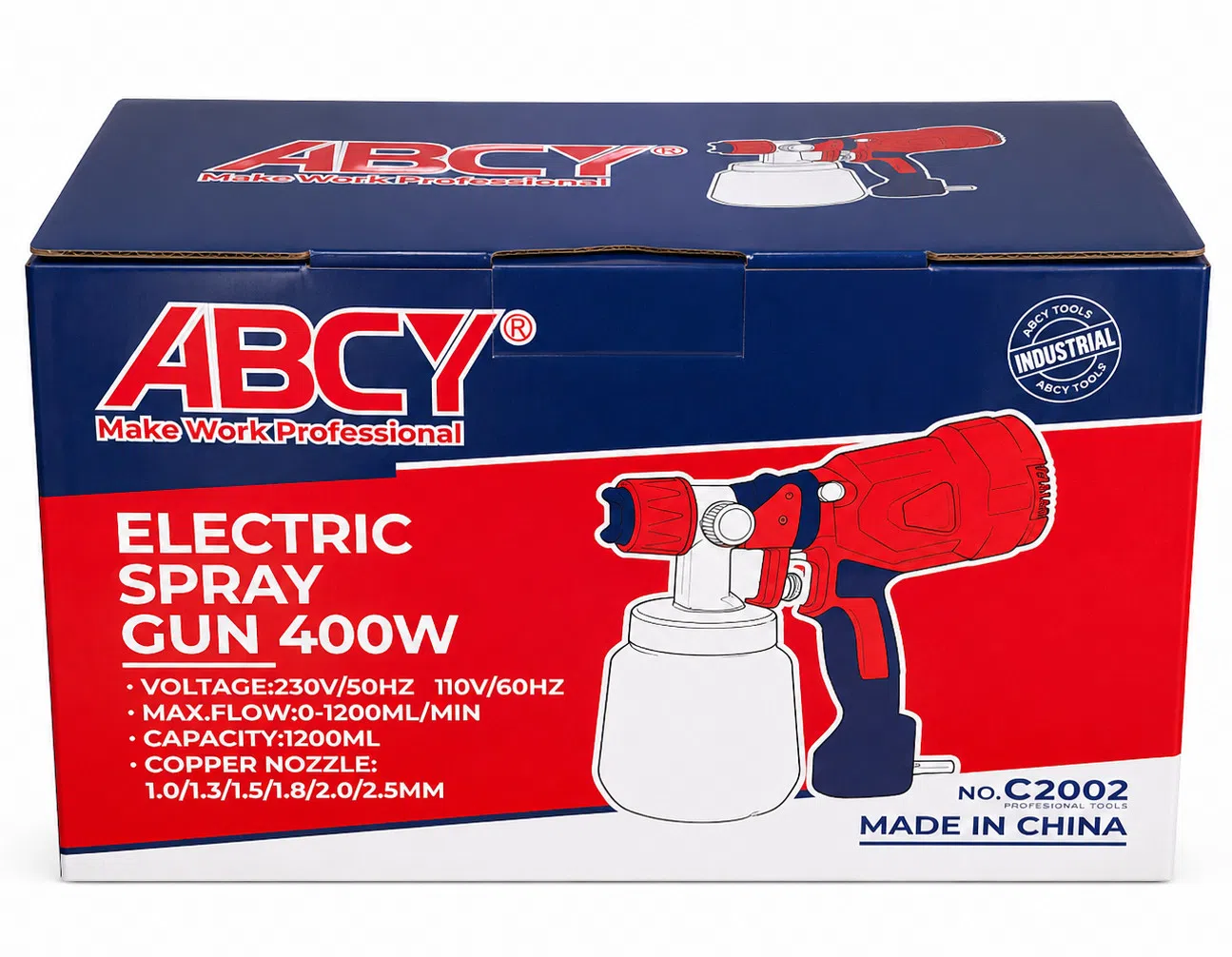 ABCY C2002 Elektrikli Boya Tapançası, 1.2 L — şəkil 6