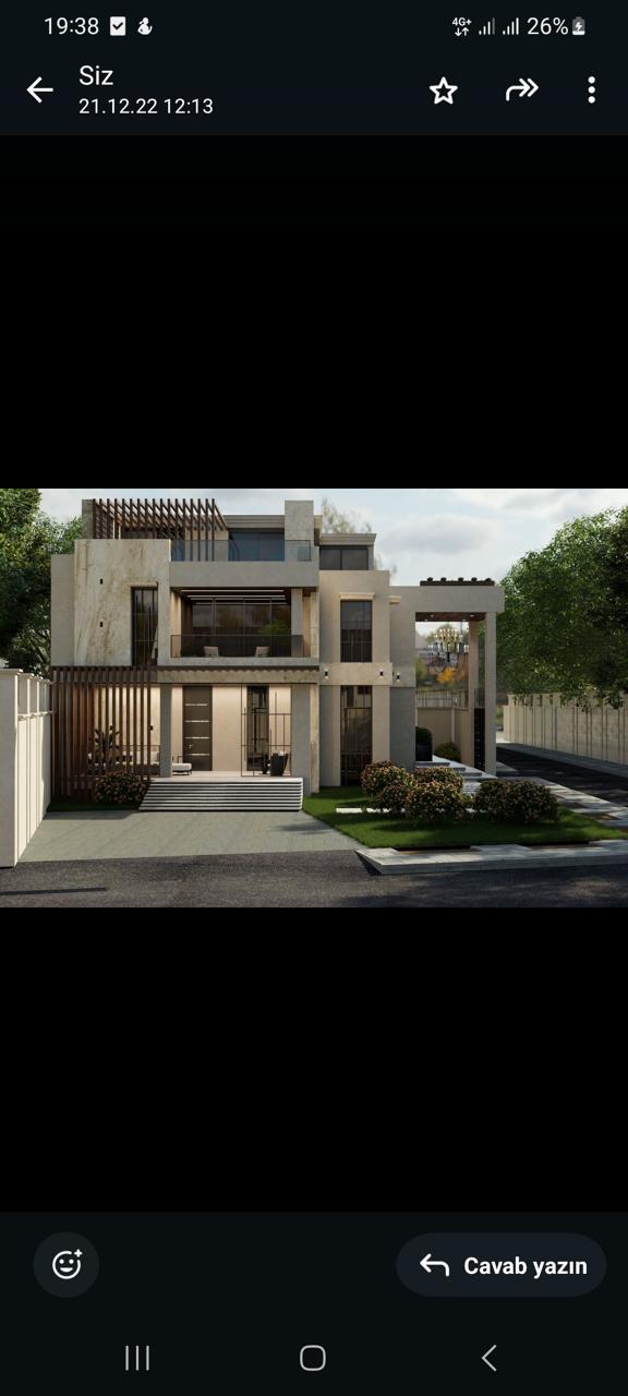 7 otaqlı villa 660 m² - 7 sot torpaq sahəsində satılır — şəkil 1