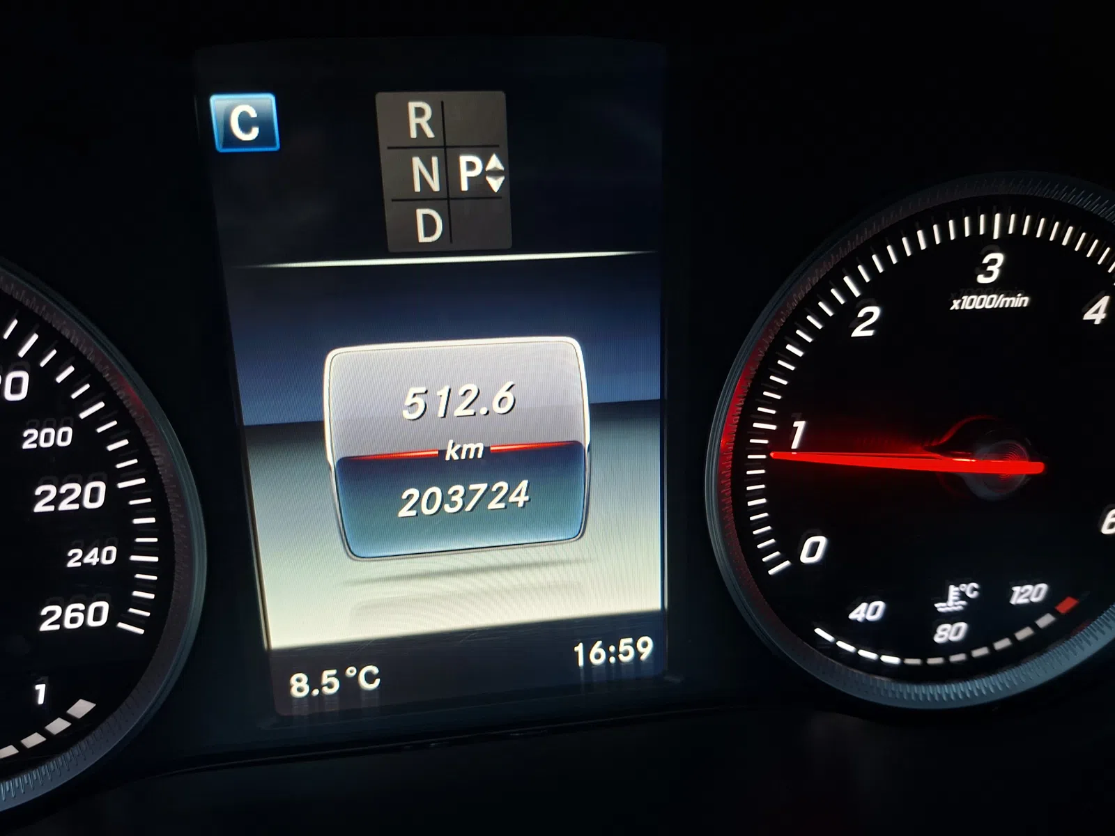 Mercedes C 200 d, 2015 il, 203000 km