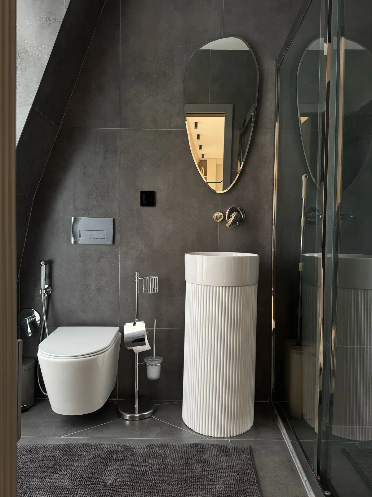 2 otaqlı mənzil 55 m² kirayə verilir — şəkil 19
