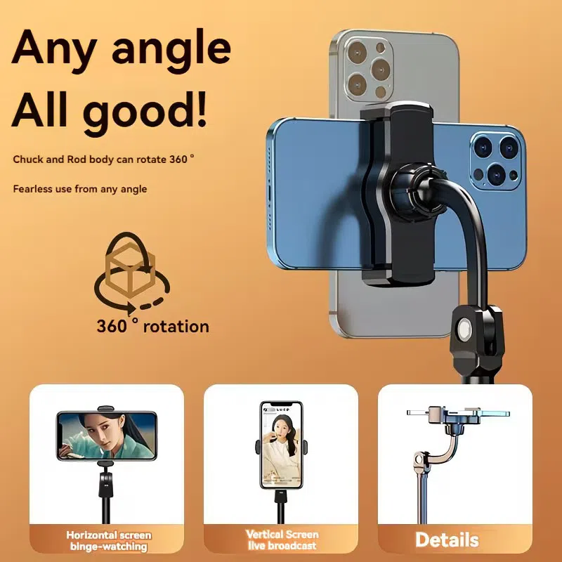 360° Fırlanan Tənzimlənən Telefon Stendi — şəkil 7