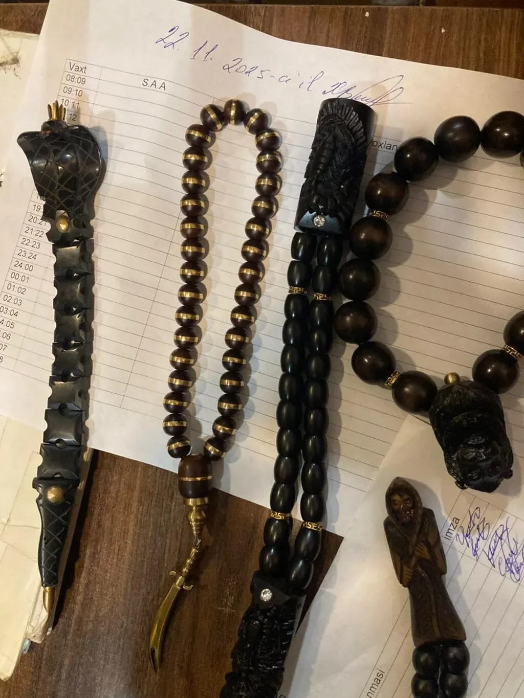 Zənbil seçimli təsbeh kolleksiyası