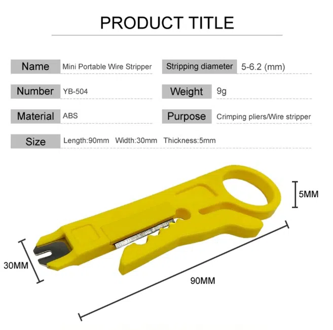 Mini Portable Wire Stripper — şəkil 6
