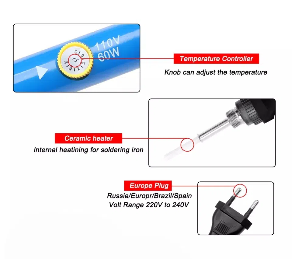 Electric soldering iron | Электрический паяльник — şəkil 6