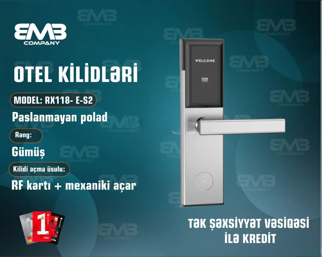 Hotel Lock EMB RX118-E-S2 - Tenderyard