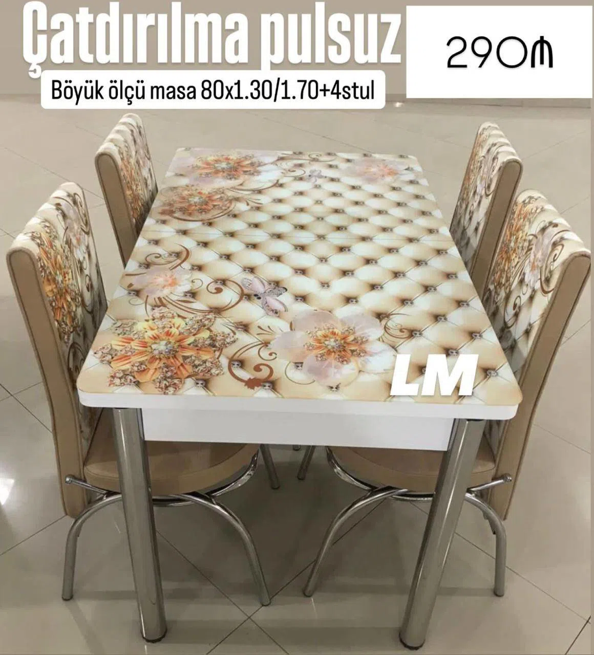 Masa-stul dəsti, Mavi rəng