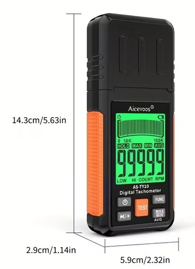 AS-TY10 rəqəmsal taxometr
