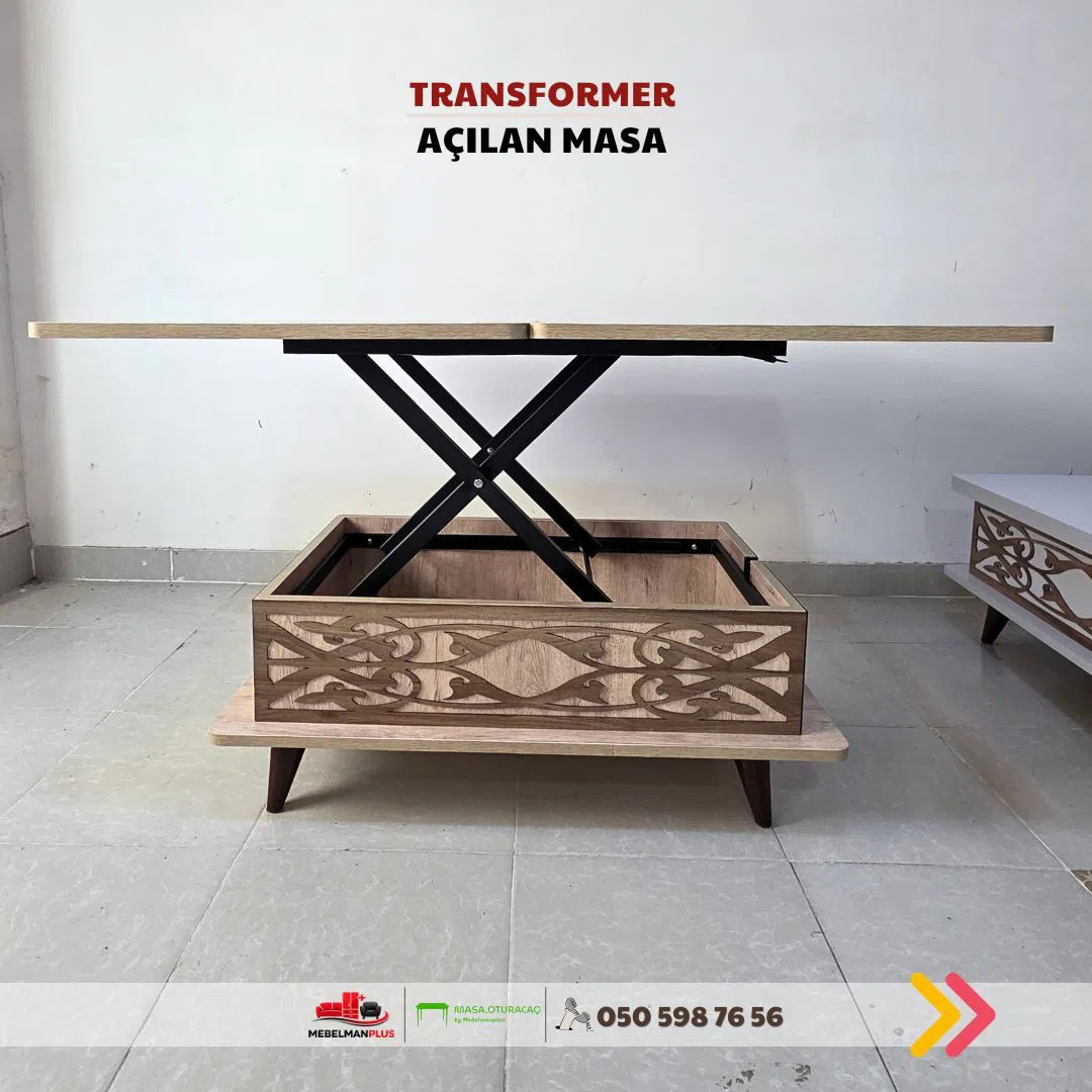 Jurnal masası Qızılı rəng, Transformer — şəkil 9