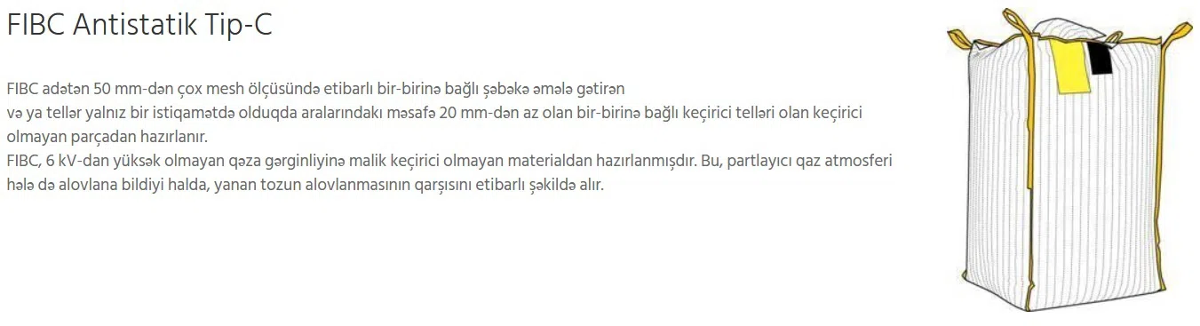 Big Bag (FIBC) ağır yük çuvalları — şəkil 20