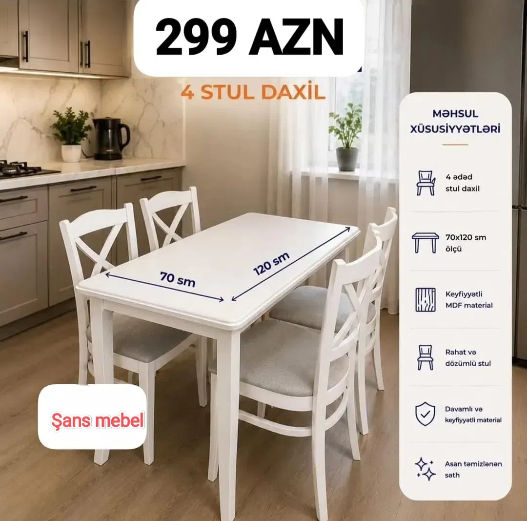 Masa-stul dəsti, Qarışıq rəng