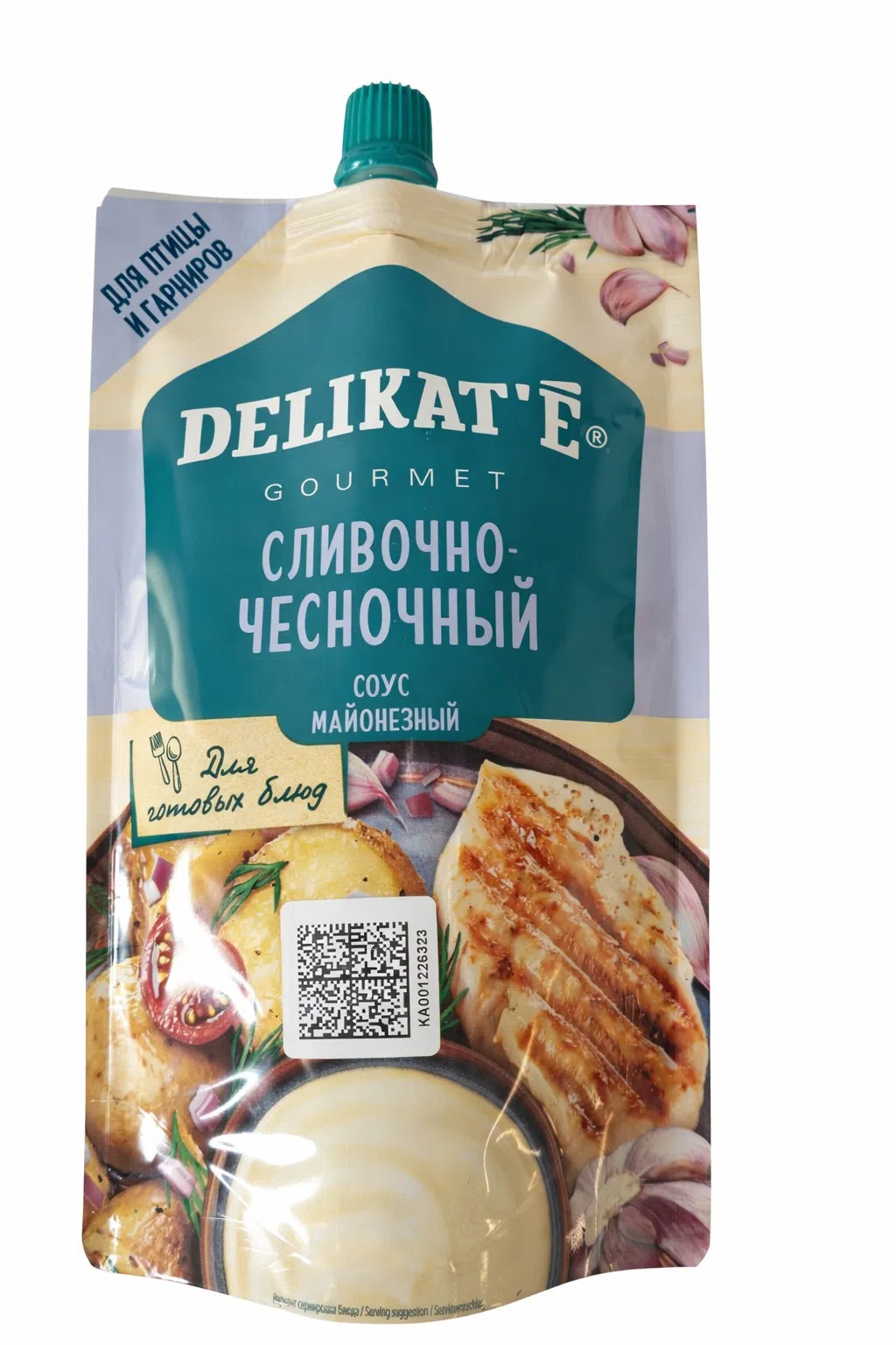 Delikate Gourmet Qaymaqlı-Sarımsaqlı Mayonez Sousu, 210 q