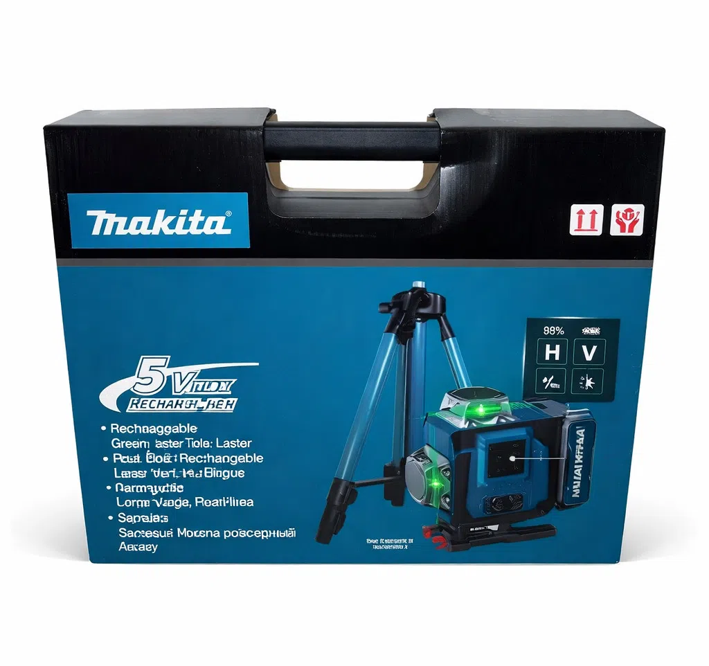 Makita Dizaynlı 4D 16 Xəttli Yaşıl Lazer Nivelir — şəkil 2