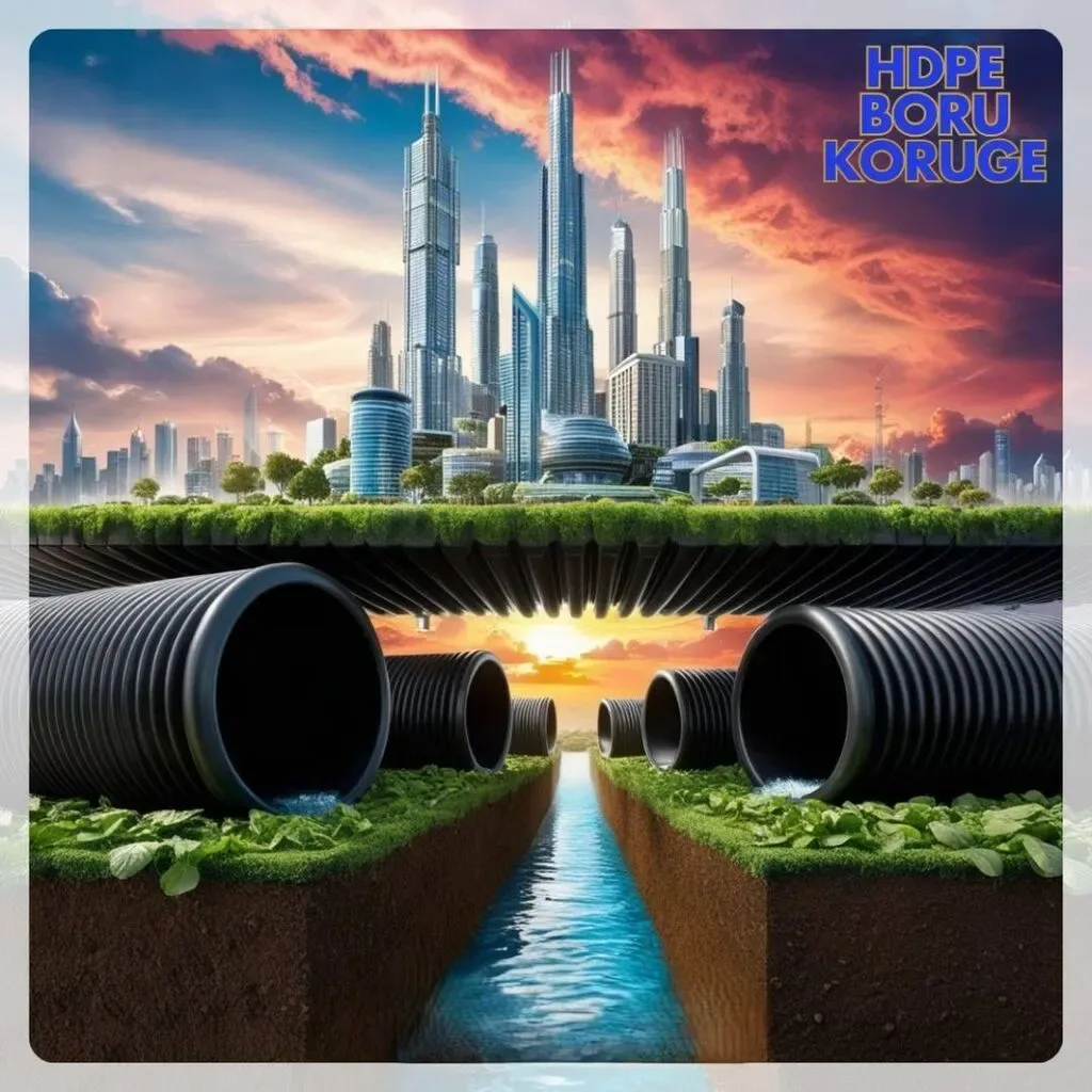 Kanalizasiya borusu, Plastik, 300 mm, Yeni