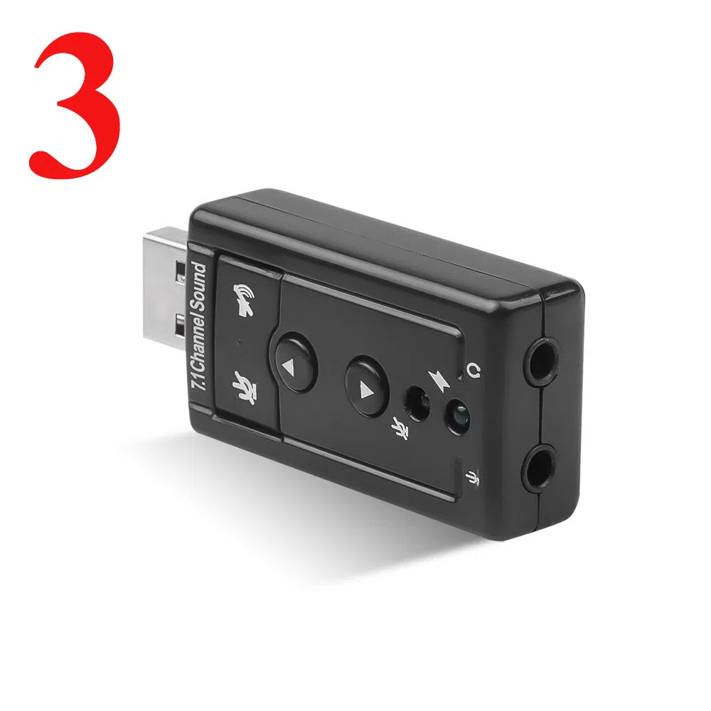 Audio Aksesuarları - AUX, USB Səs Kartları, Adapterlər — şəkil 7