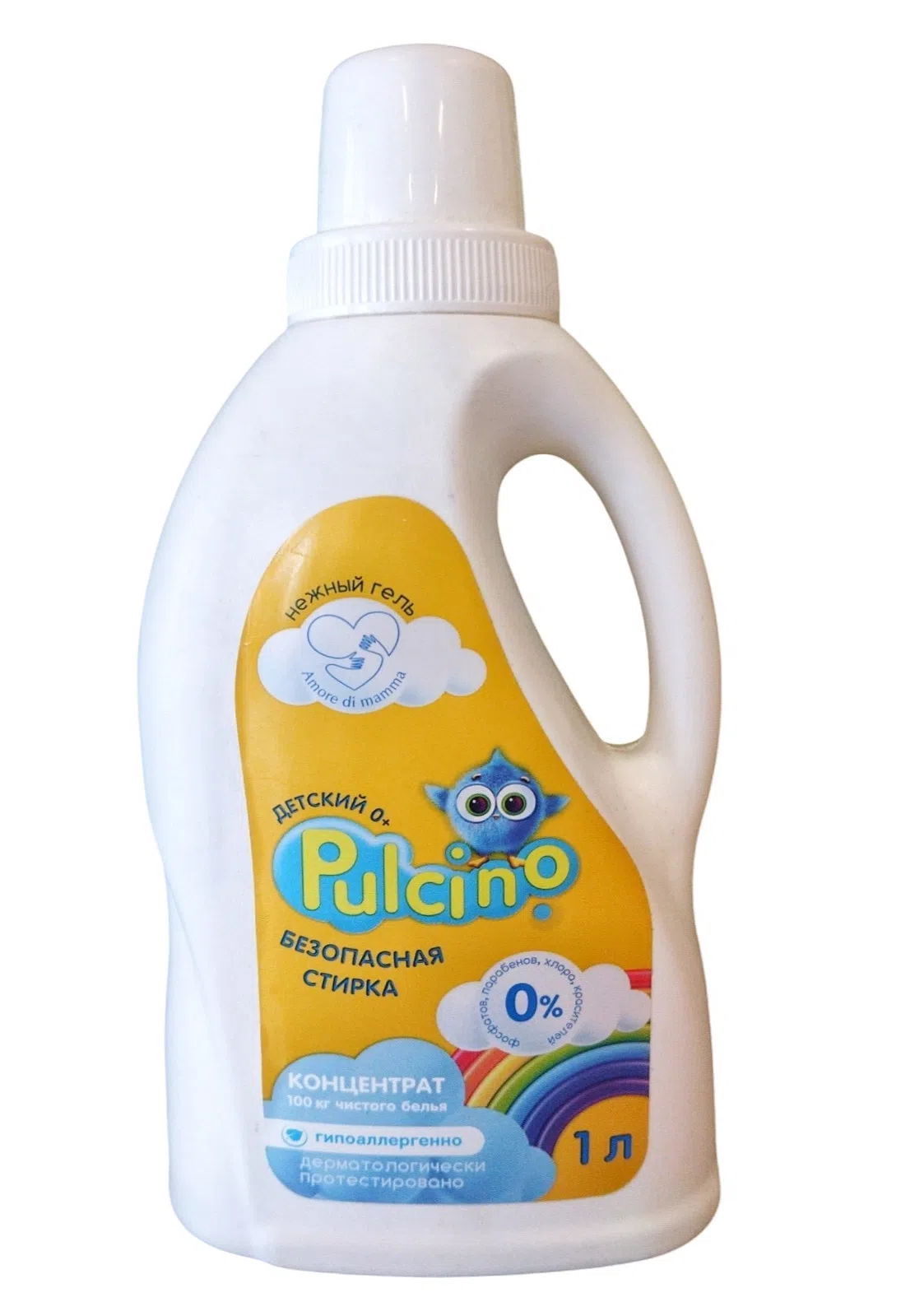 Pulcino Uşaq Paltarları Üçün Yuyucu Gel, 1 L - Tenderyard