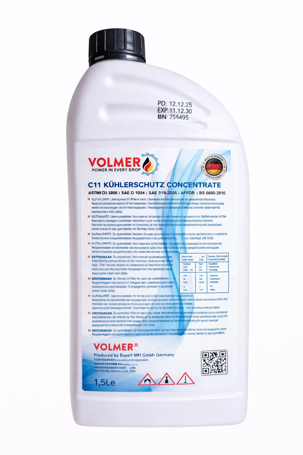 Volmer C11 Göy Antifriz Konsentratı 1.5L