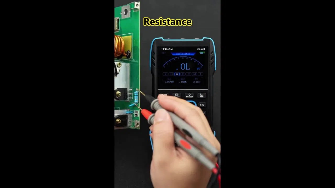 FNIRSI-2C53T Osiloskop, Multimetr və Siqnal Generator — şəkil 27