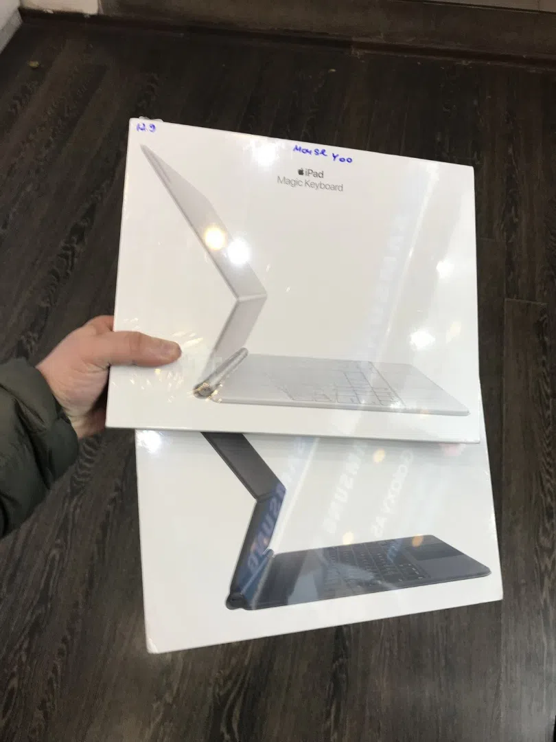 Apple iPad Pro 12.9-inch white magic keyboard/ klaviatura — şəkil 1