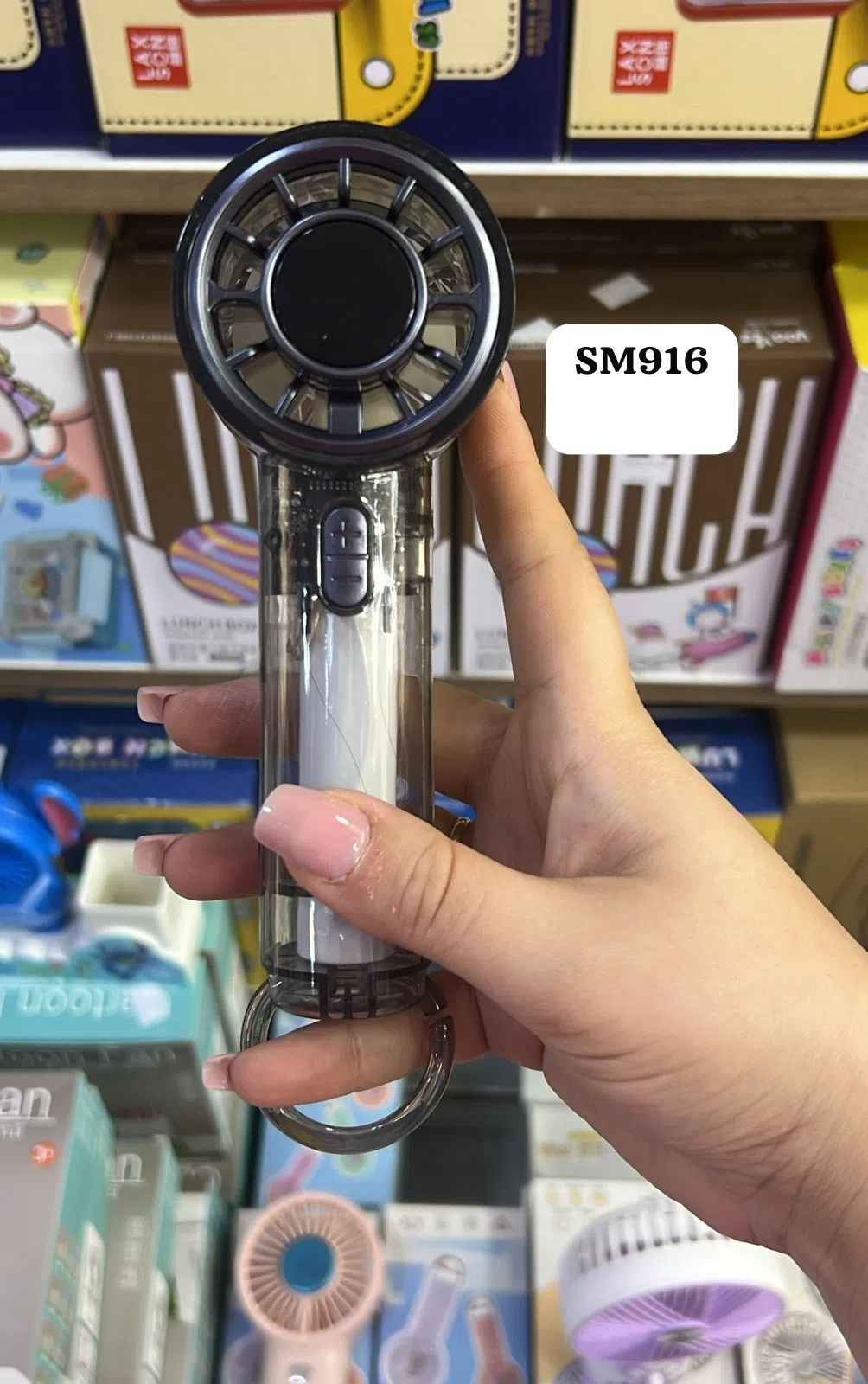 Mini əl ventilyatoru, USB şarjlı və akkumulyatorlu — şəkil 12
