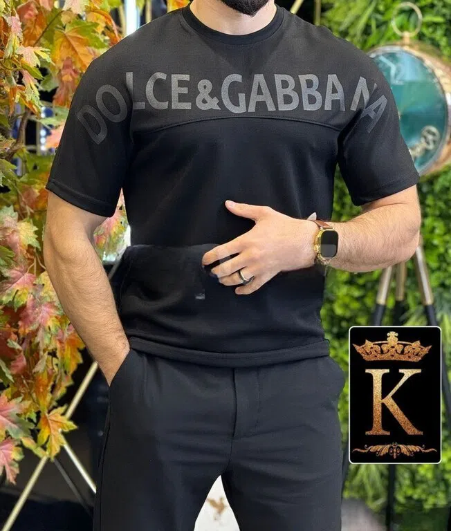 Kişi futbolkası, Qara rəng, L ölçü