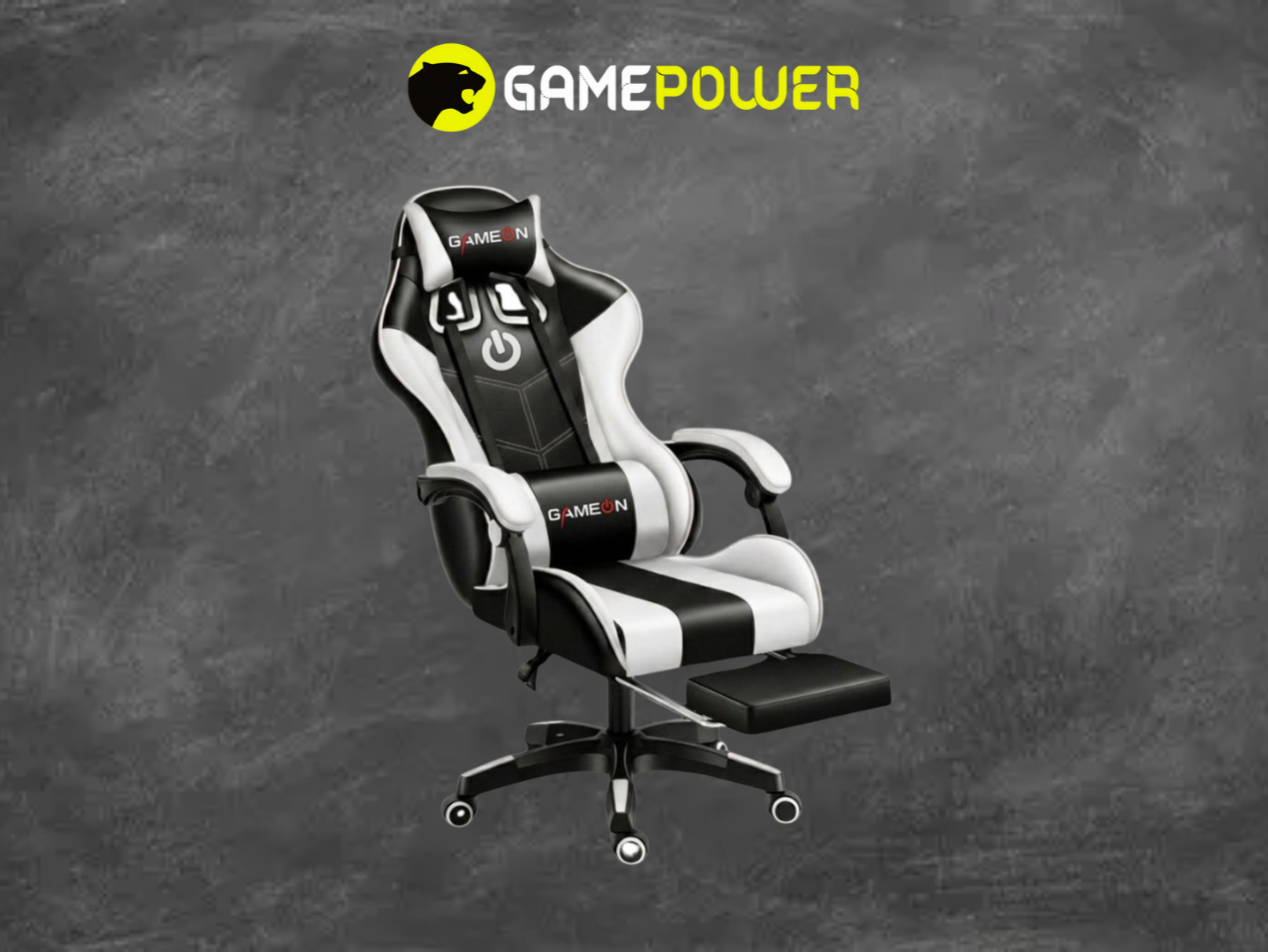 White color, Gaming computer chair - Tenderyard