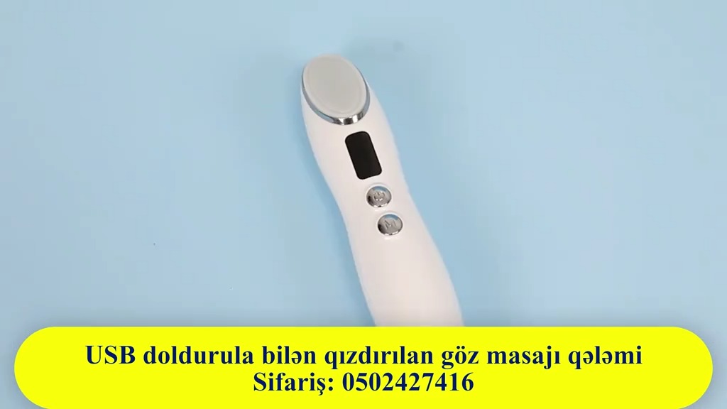 USB rechargeable heated eye massage pen - Tenderyard