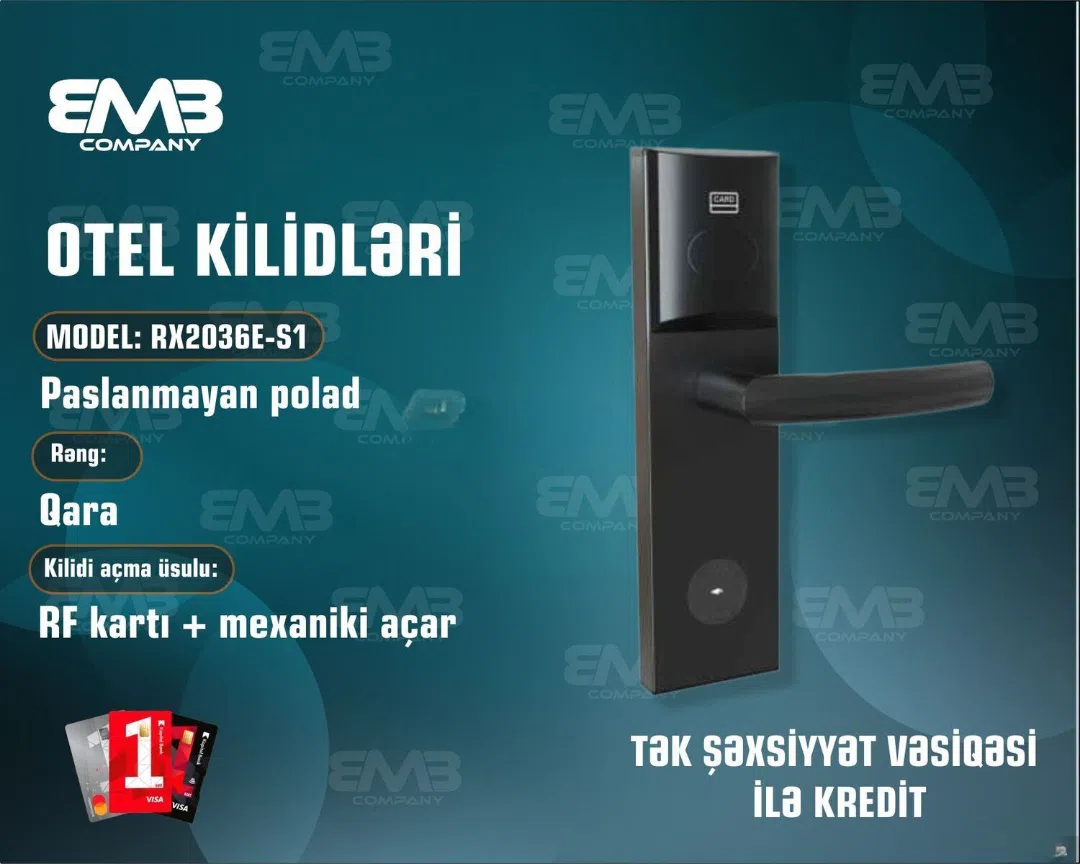 Otel Kilidi EMB RX2036E-S1 — şəkil 1
