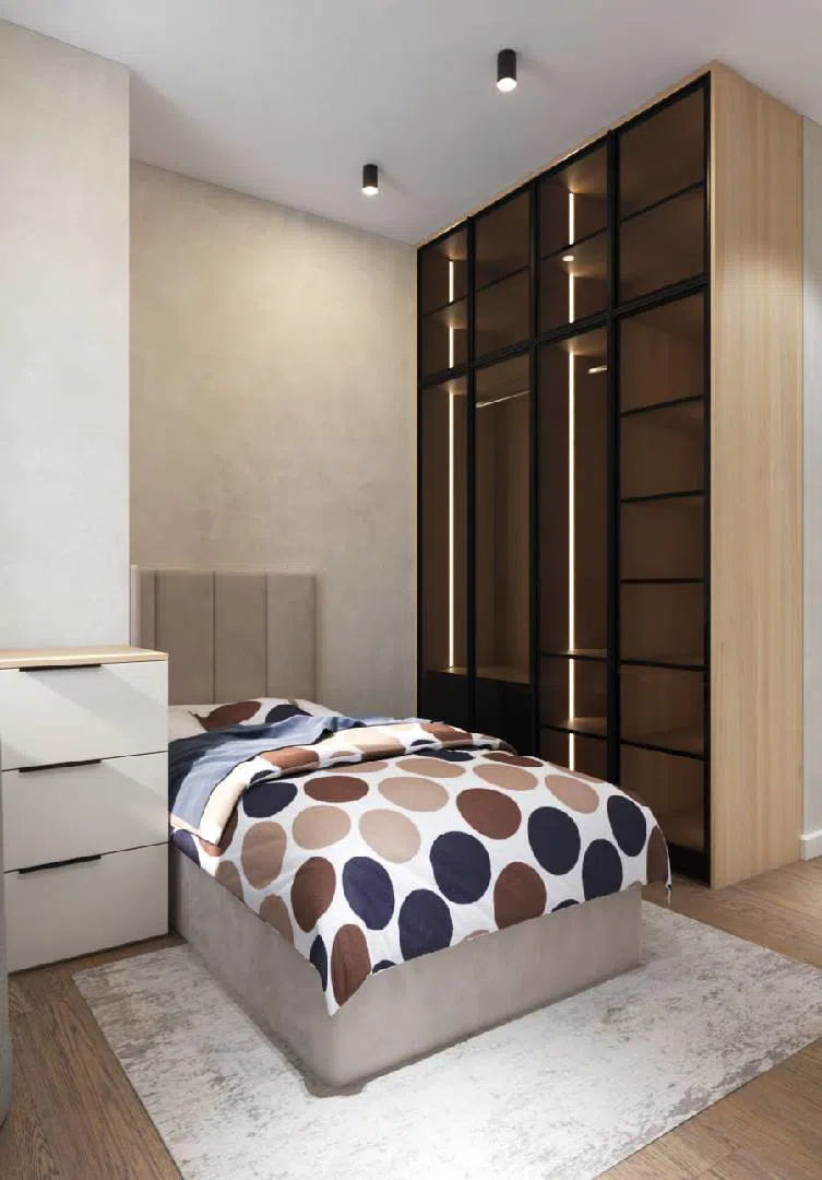 3 otaqlı mənzil 77 m² kirayə verilir — şəkil 8