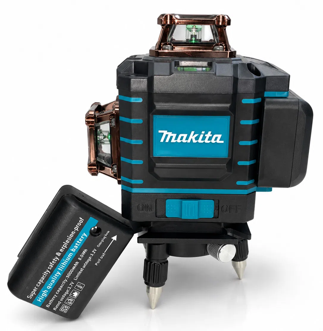 Makita 4D Yaşıl Lazer Nivelir, 45 m, 16 şüalı — şəkil 1