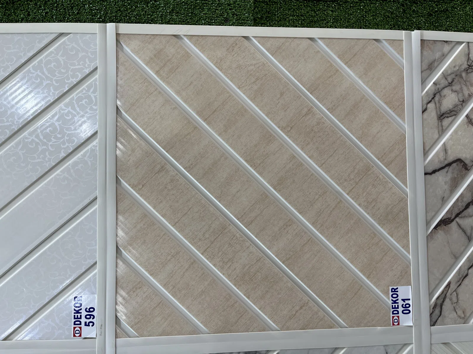 PVC lambirlər, ağ teksturalı və ağac effektli modellər — şəkil 19