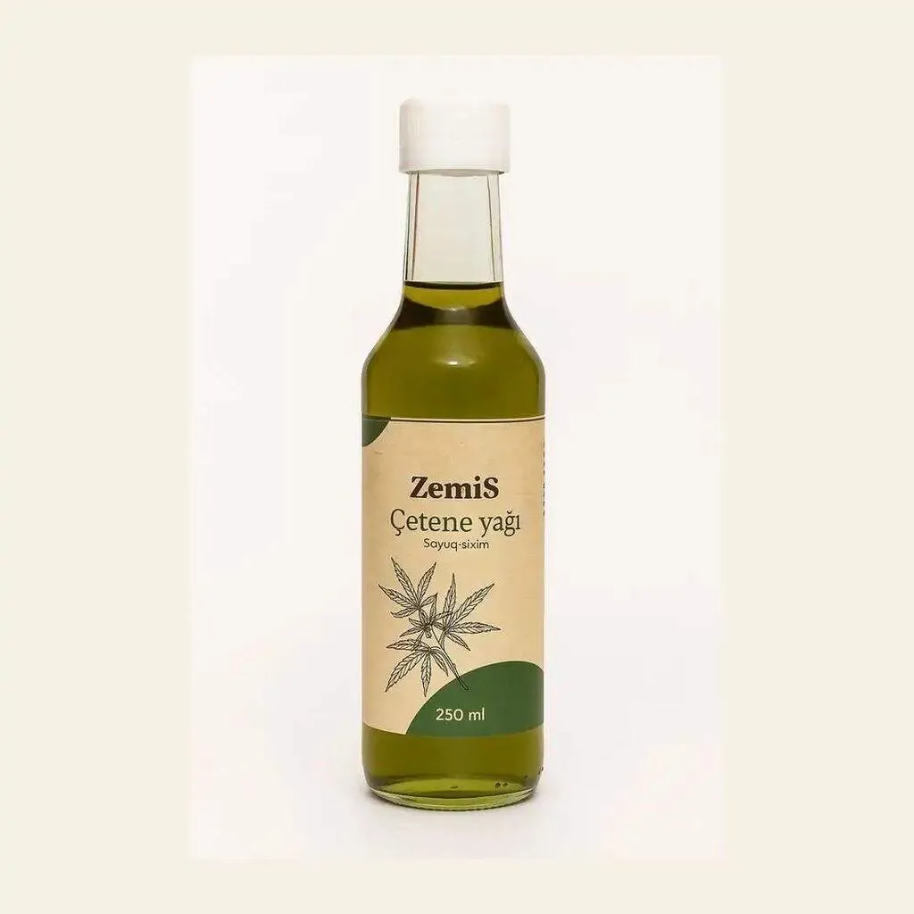 ZemiS Təbii Çətənə Yağı – Soyuq Sıxım