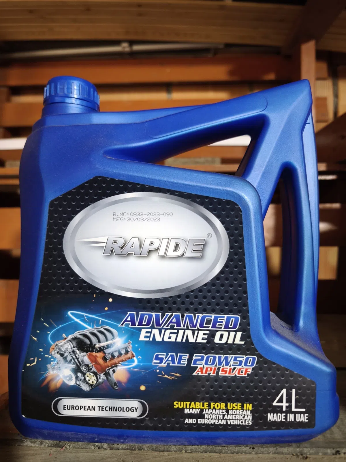 Rapide 20W50 API SL/CF 4L Motor Yağı — şəkil 2
