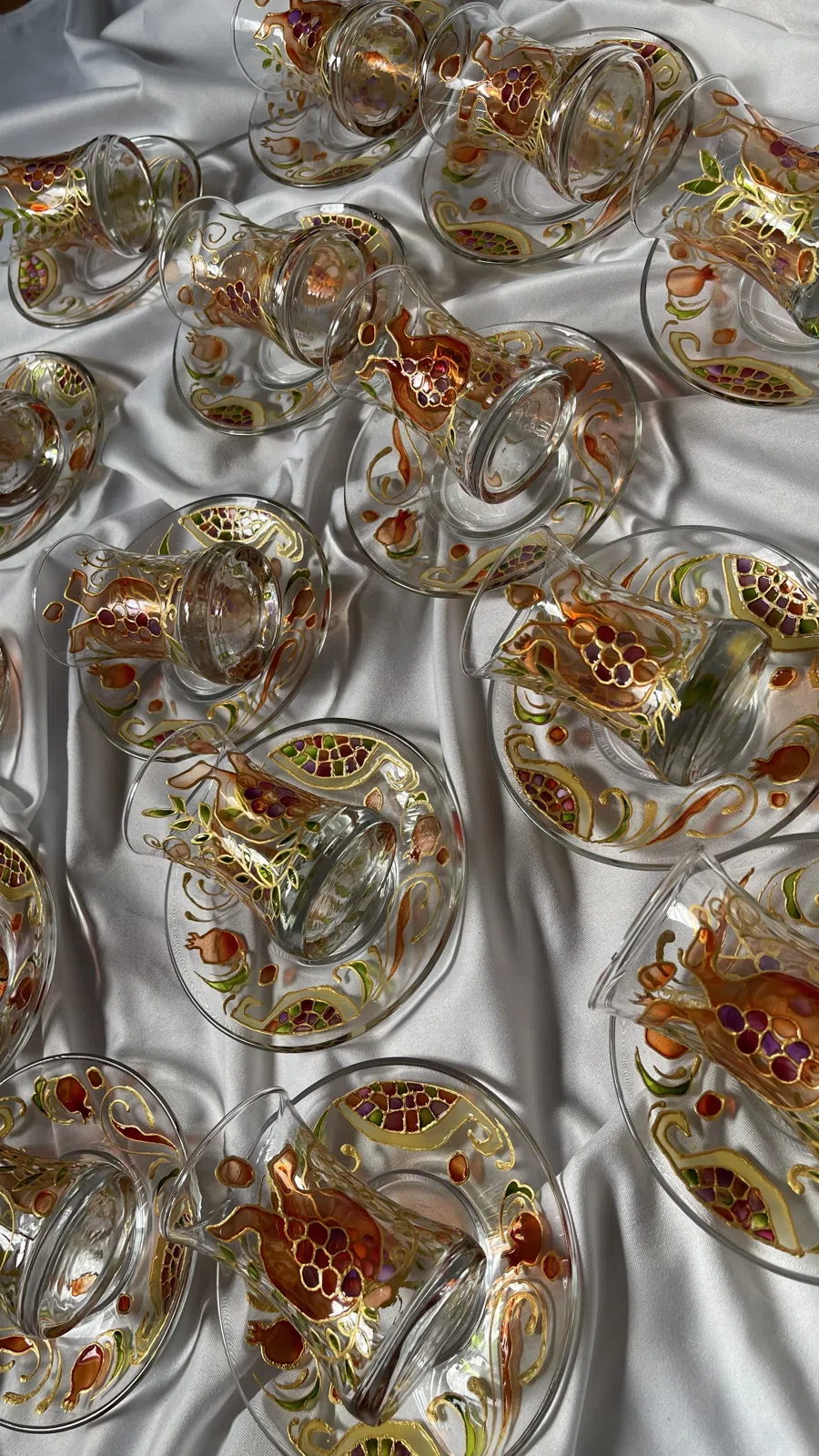 Fincan-stəkan Şüşə material