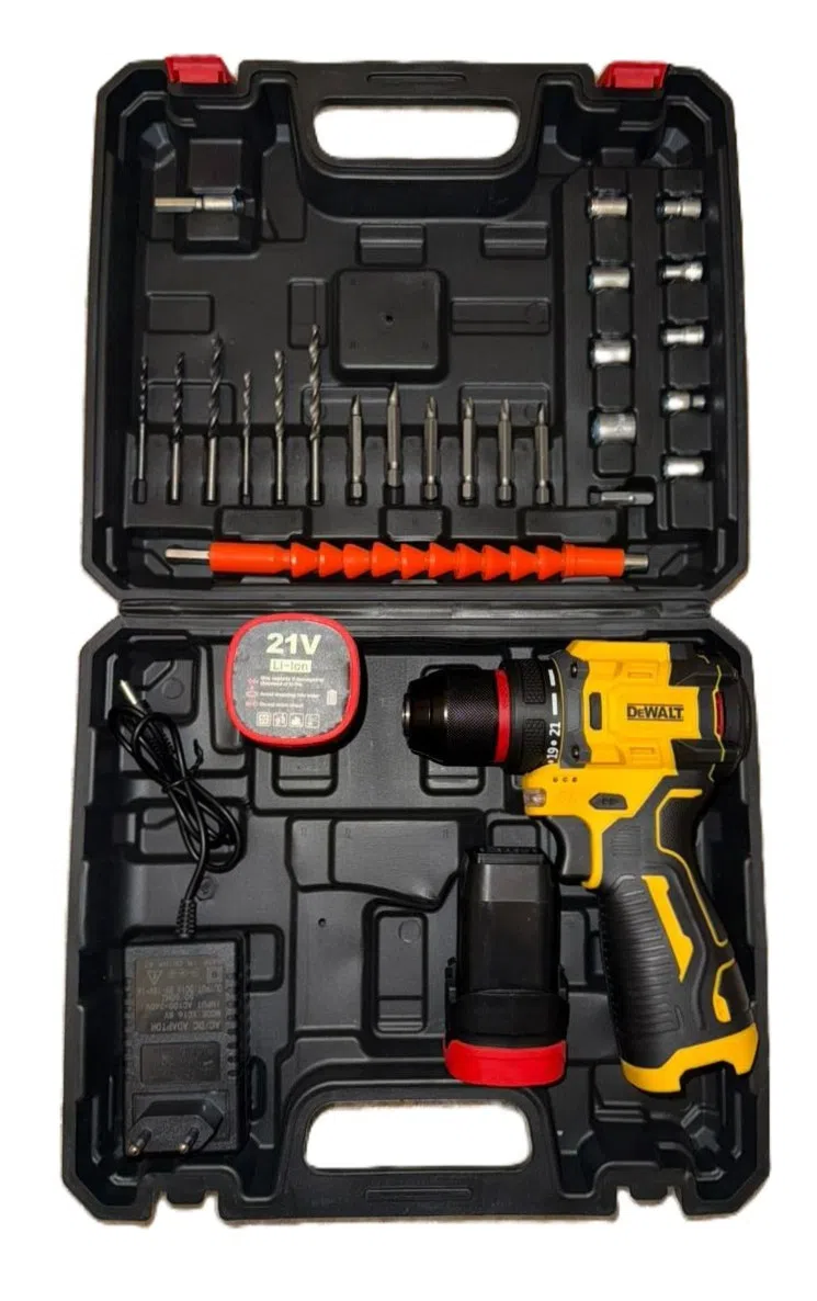 DeWalt 21V 3.0Ah Li-ion Fırçasız Şurup Bağlayan Drel — şəkil 2