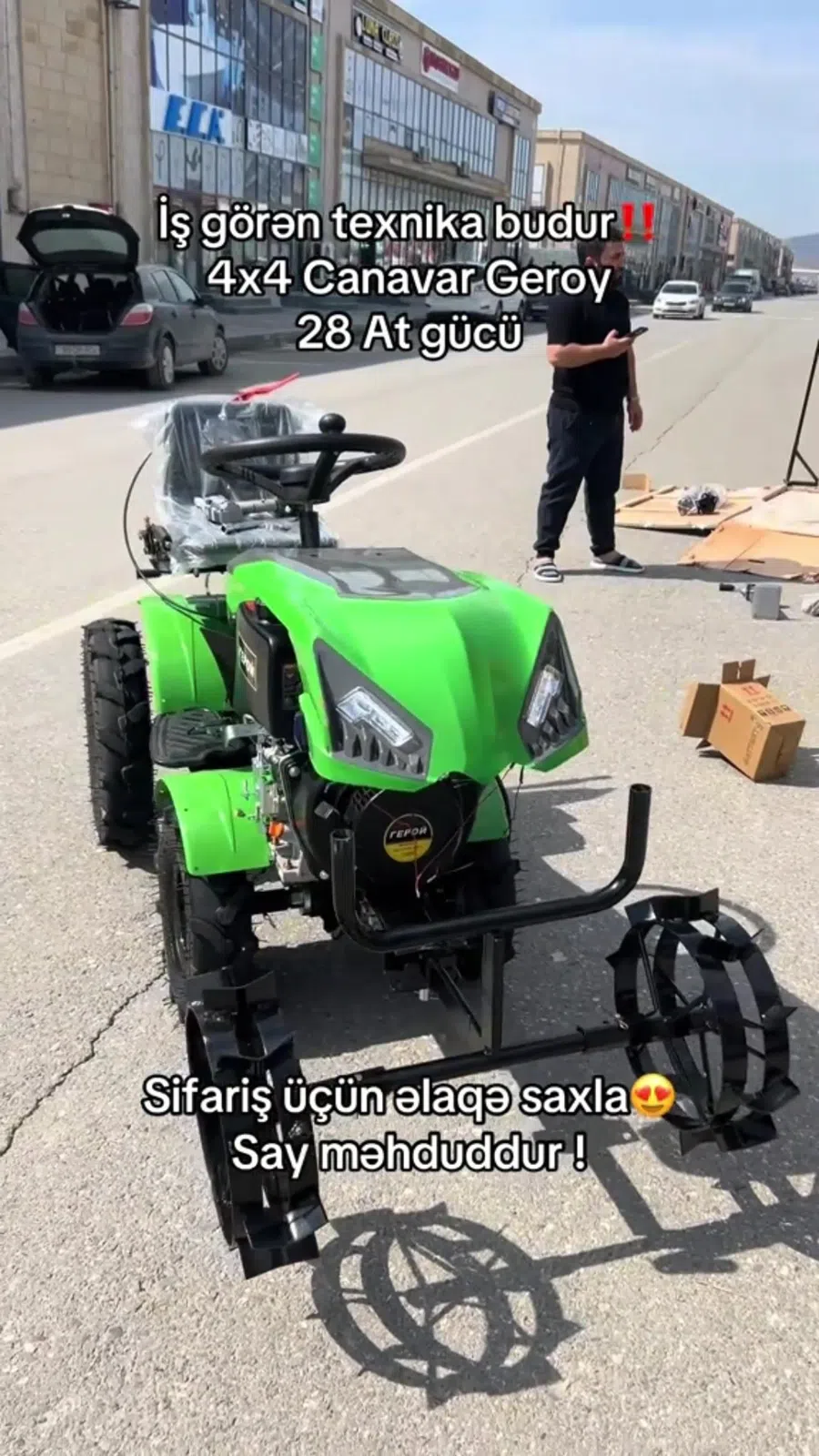 Mini traktor, kənd təsərrüfatı texnikası — şəkil 5