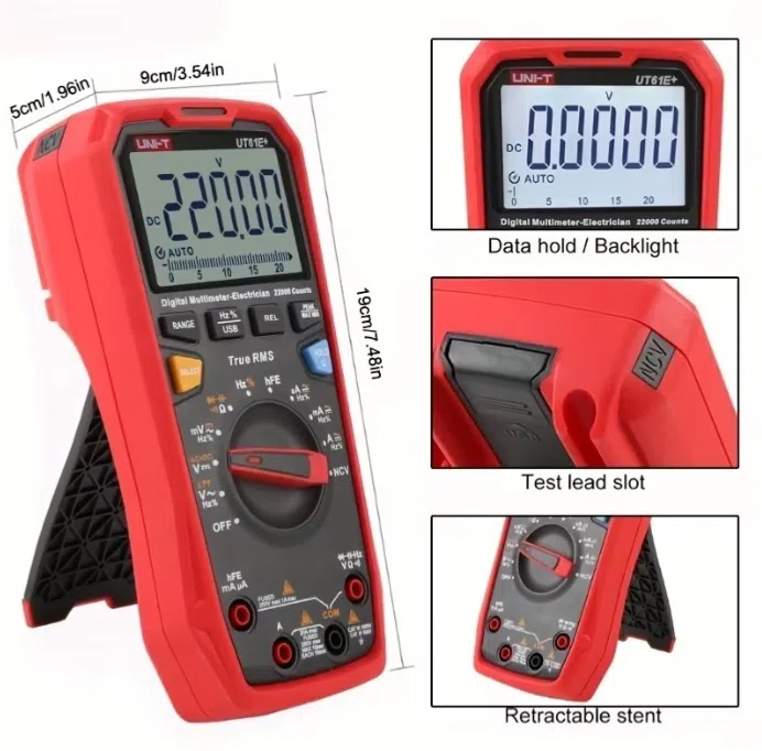 Rəqəmsal Multimetr UNI-T UT 61E+