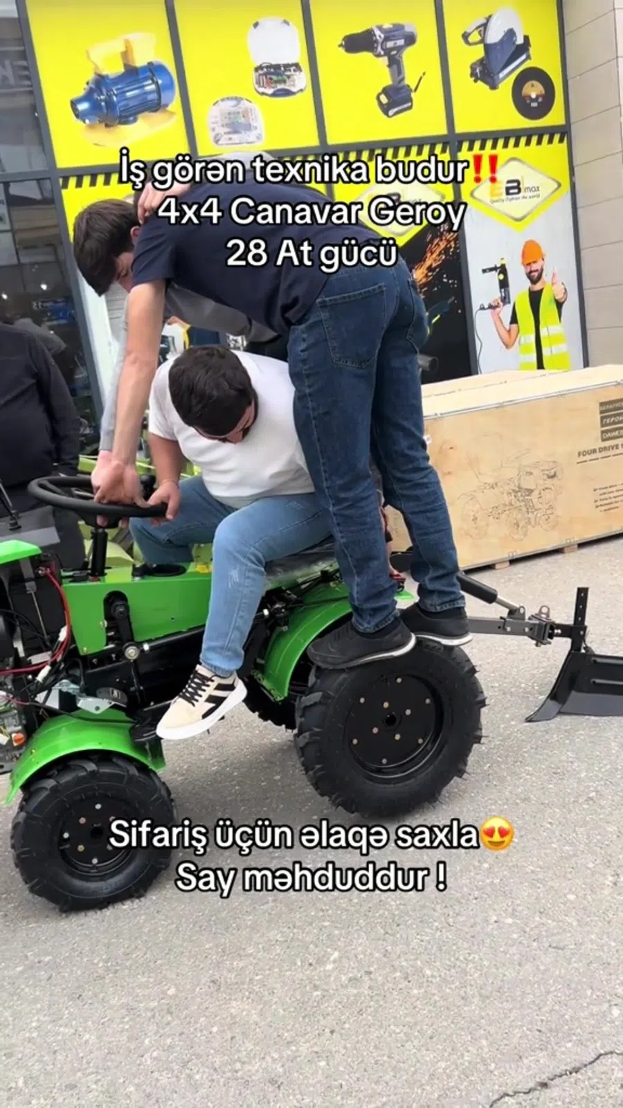Mini traktor, kənd təsərrüfatı texnikası — şəkil 4