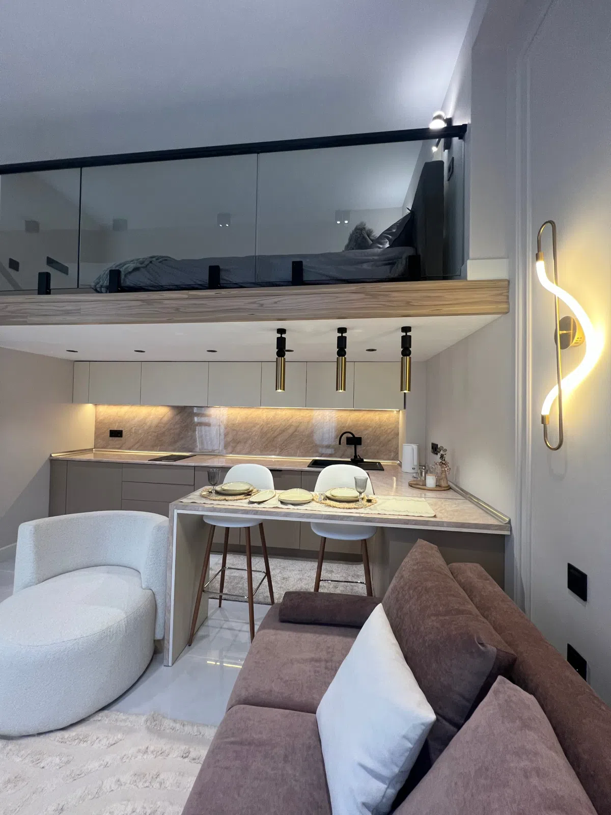 2 otaqlı mənzil 55 m² kirayə verilir — şəkil 7