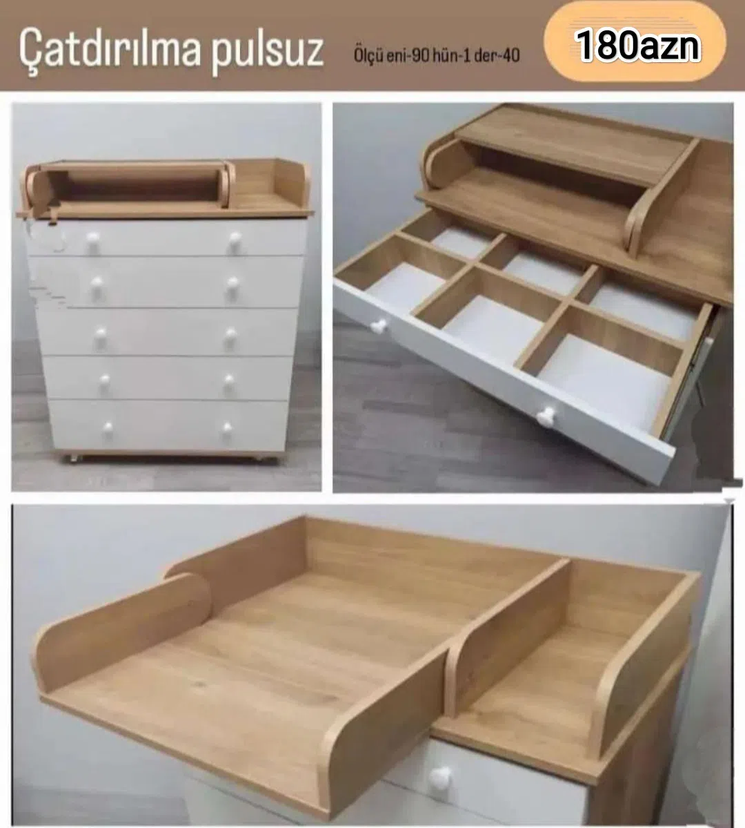 Children's chest of drawers Mixed color - Tenderyard