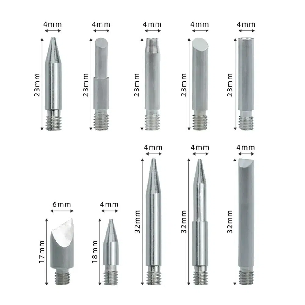 Soldering iron tip set | Набор наконечников для паяльника — şəkil 6
