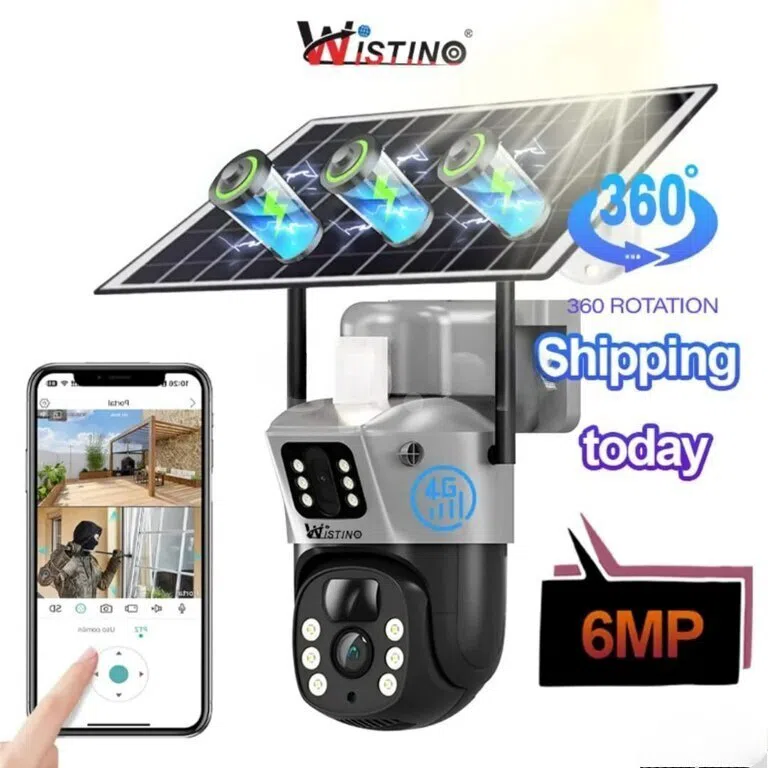 4G Günəş Panelli Smart PTZ Təhlükəsizlik Kamerası
