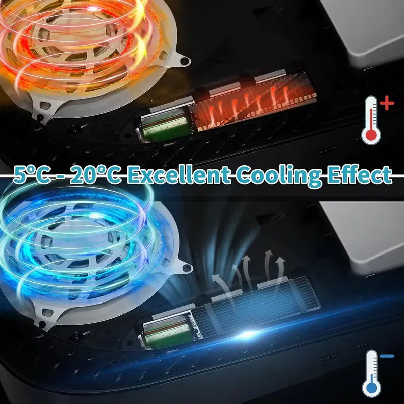 M.2 Nvme 2280 SSD Heatsink with Thermal Pads — şəkil 5