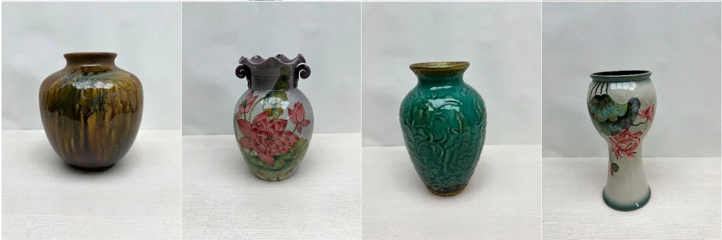 Keramika güldan, Qarışıq rəng