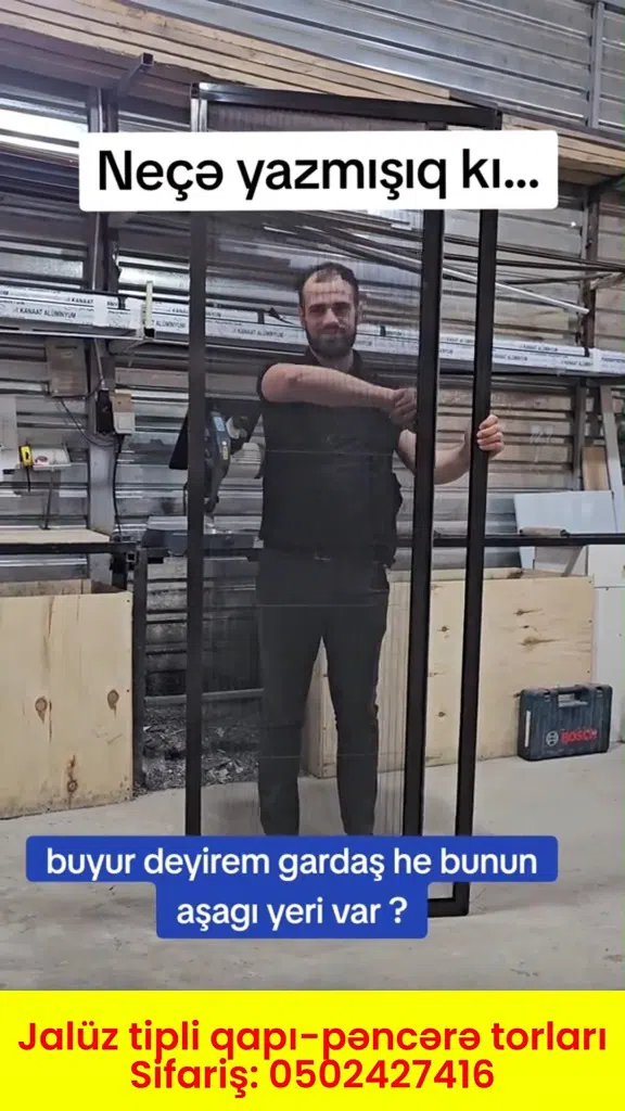 Jalüz tipli qapı-pəncərə həşərat torları - Tenderyard